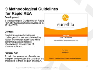 Brief introduction to EUnetHTA and its tools | PPTX