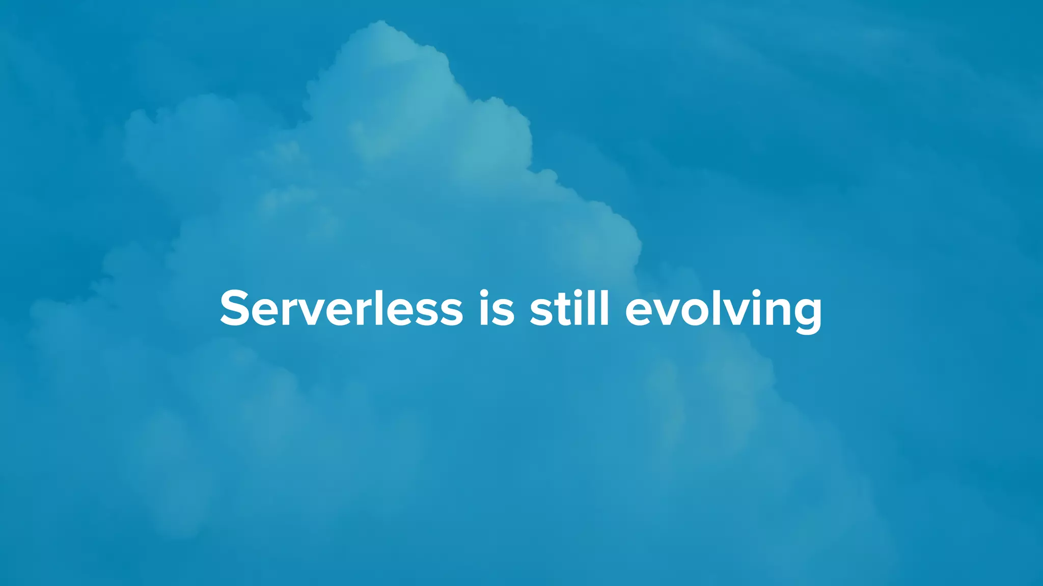 Brief introduction to Serverless (2018)