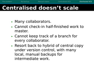 A brief introduction to version control systems | PDF