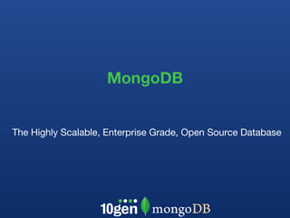 MongoDB ,[object Object]
