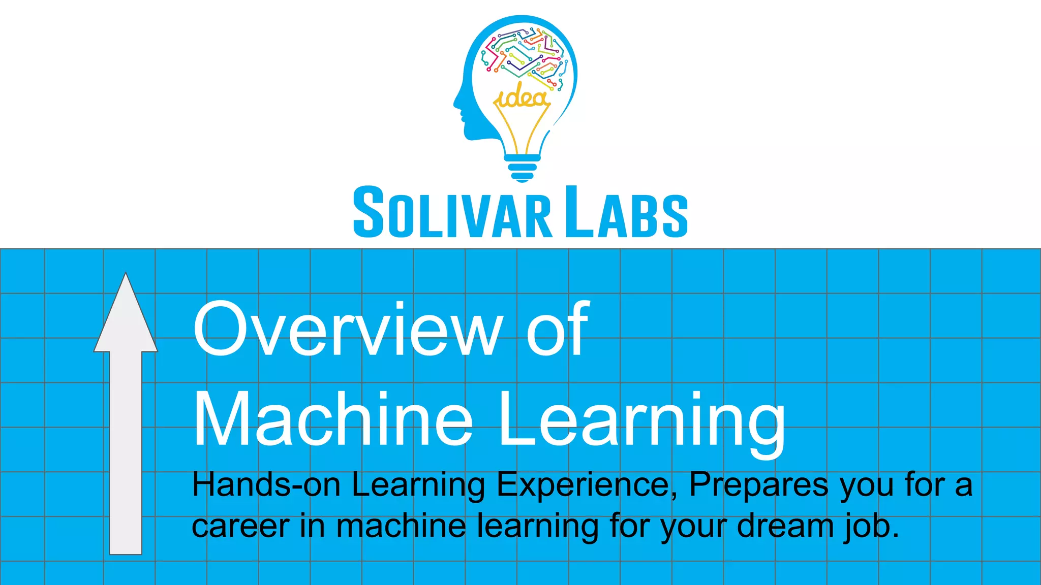 Overview of
Machine Learning
Hands-on Learning Experience, Prepares you for a
career in machine learning for your dream job.
 