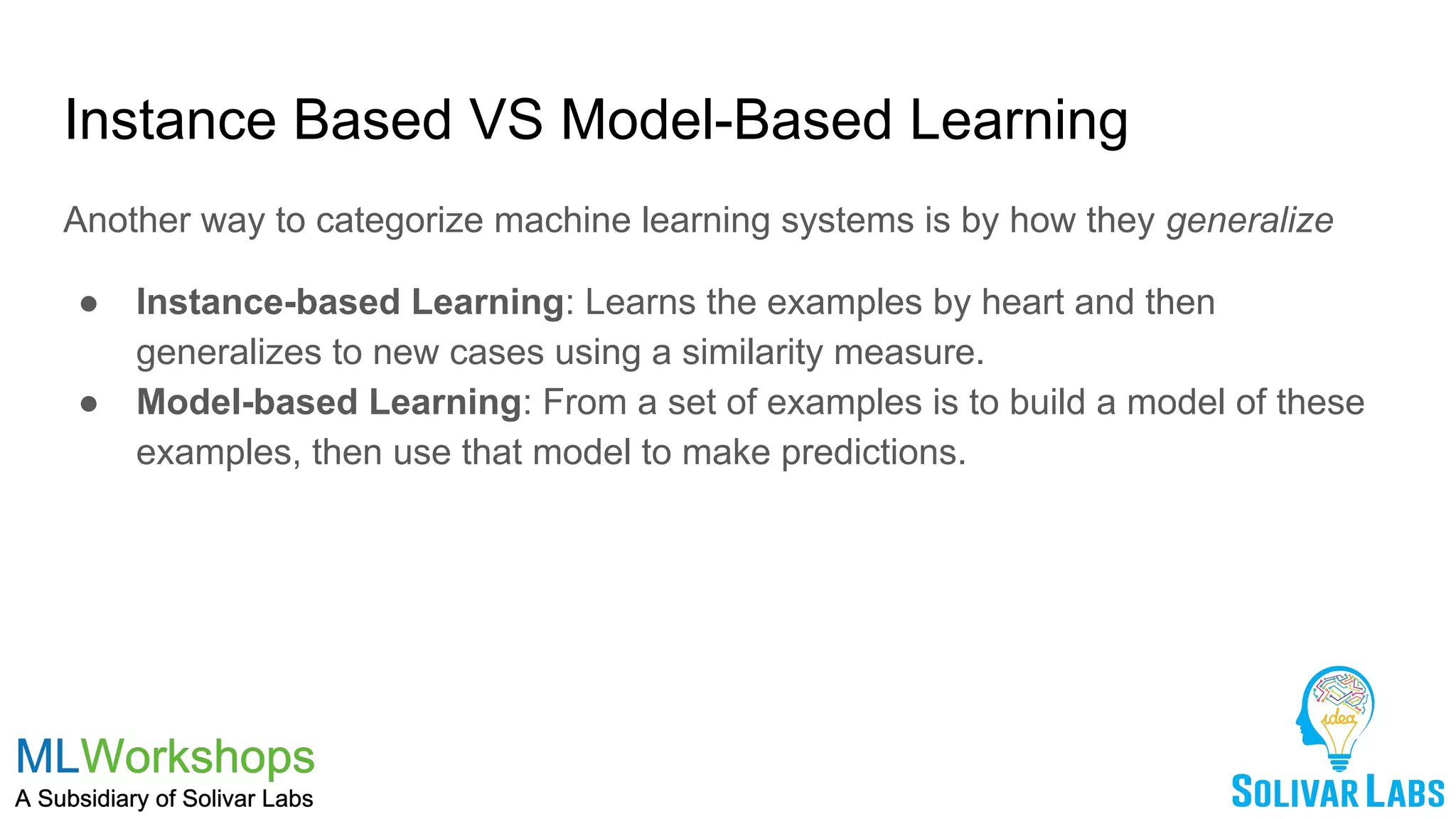 Overview of machine learning | PPT