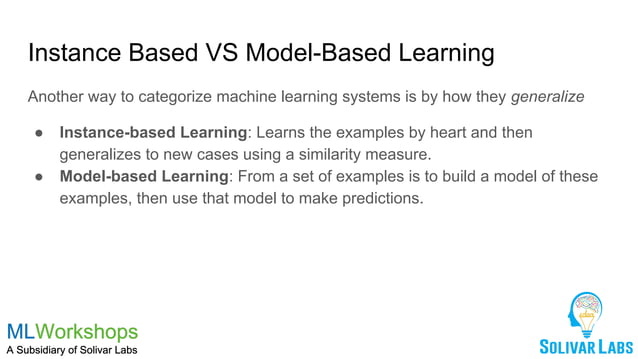 Overview of machine learning | PPT