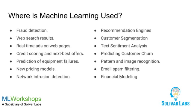 Overview of machine learning | PPT