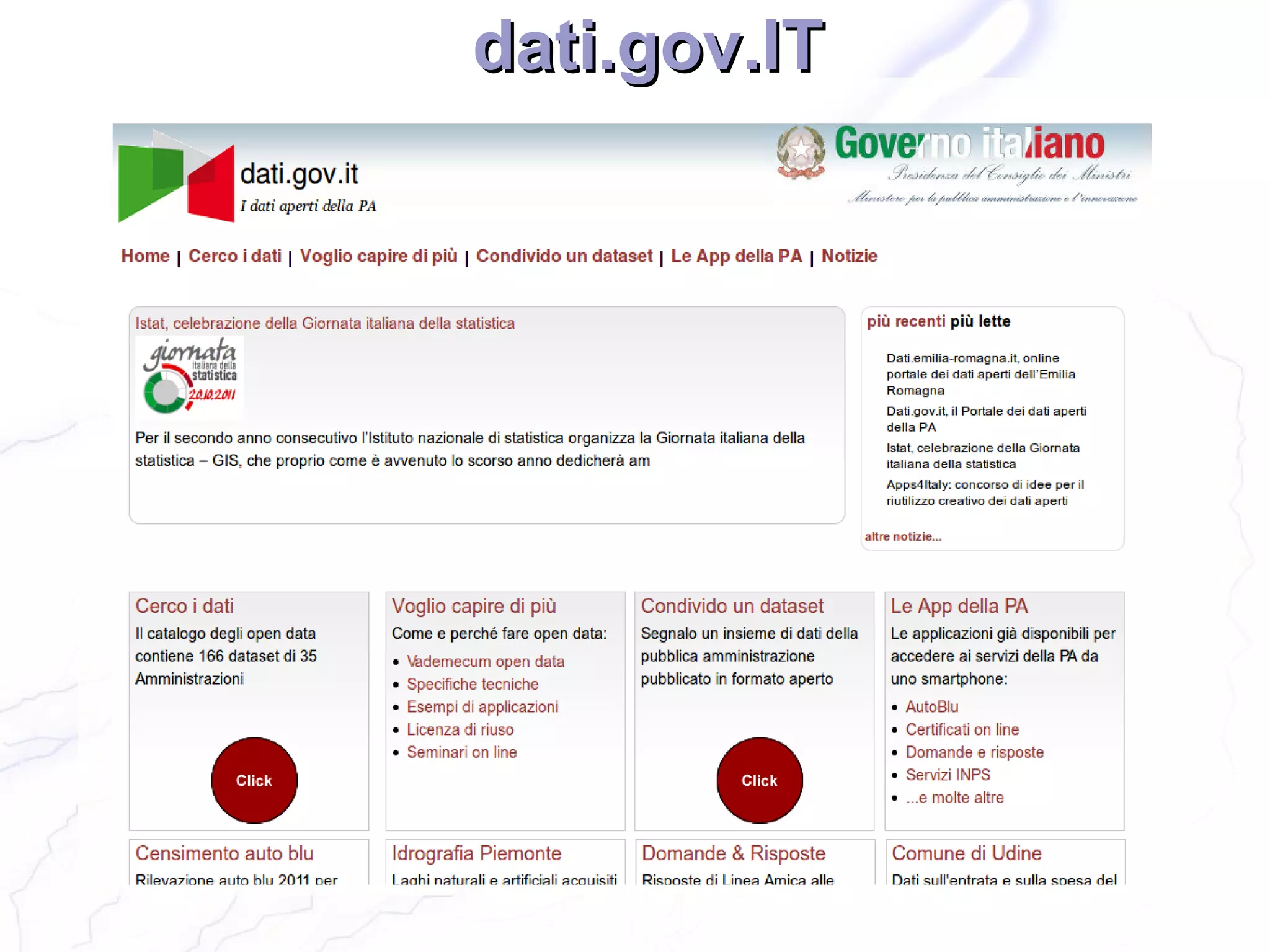 dati.gov.IT
 