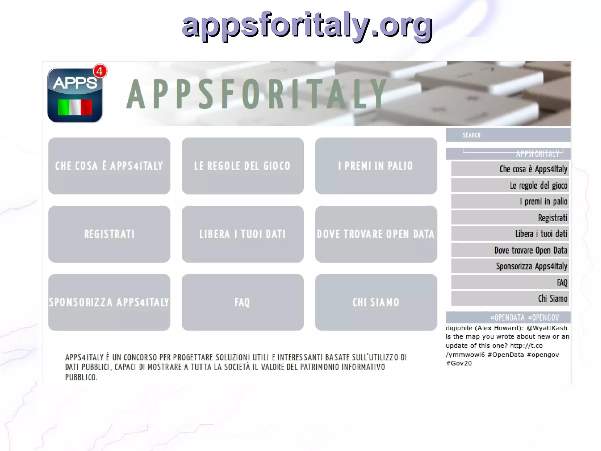 appsforitaly.org
 