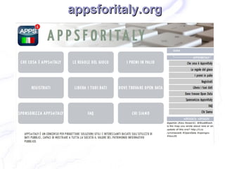appsforitaly.org
 