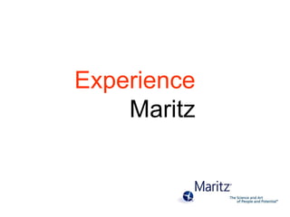 Experience  Maritz 