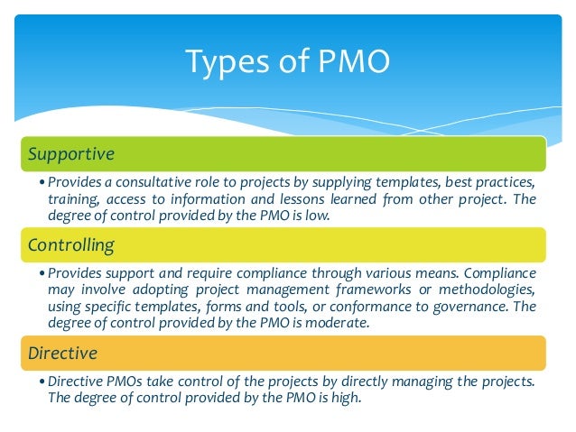 Brief Description Of Project Management Office