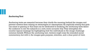 Brief Two: Image and Anchoring Text - Applying Hall. | PPTX