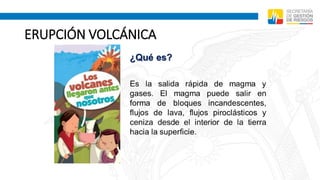 ERUPCIÓN VOLCÁNICA
 