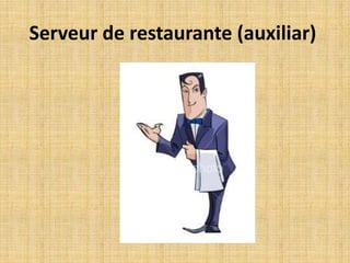 Serveur de restaurante (auxiliar) 