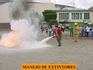 MANEJO DE EXTINTORES 