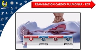REANIMACIÓN CARDIO PULMONAR - RCP
 