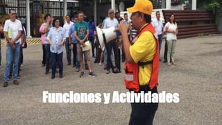 Funciones y Actividades
 