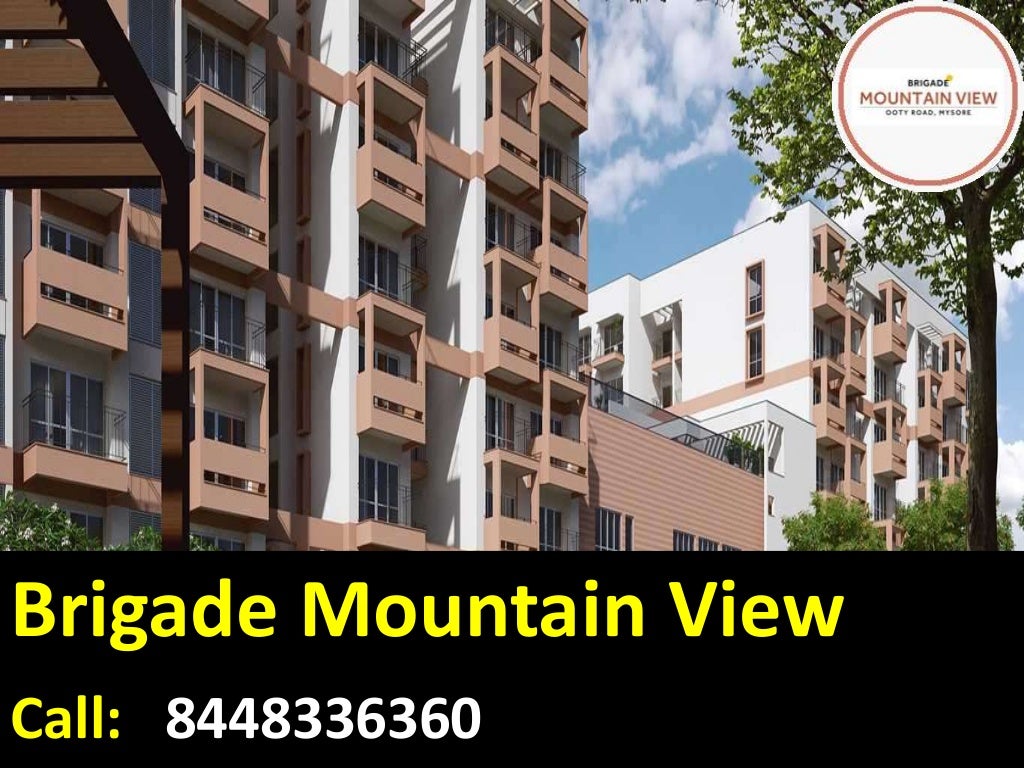Brigade mountain view provides luxury residential apartments in Mangalore