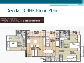 Deodar 3 BHK Floor Plan
 