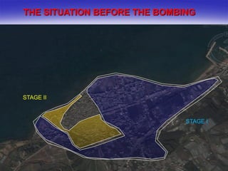 THE SITUATION BEFORE THE BOMBING




STAGE II



                              STAGE I
 