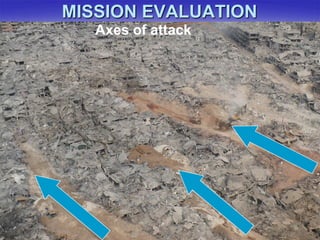 MISSION EVALUATION
   Axes of attack
 