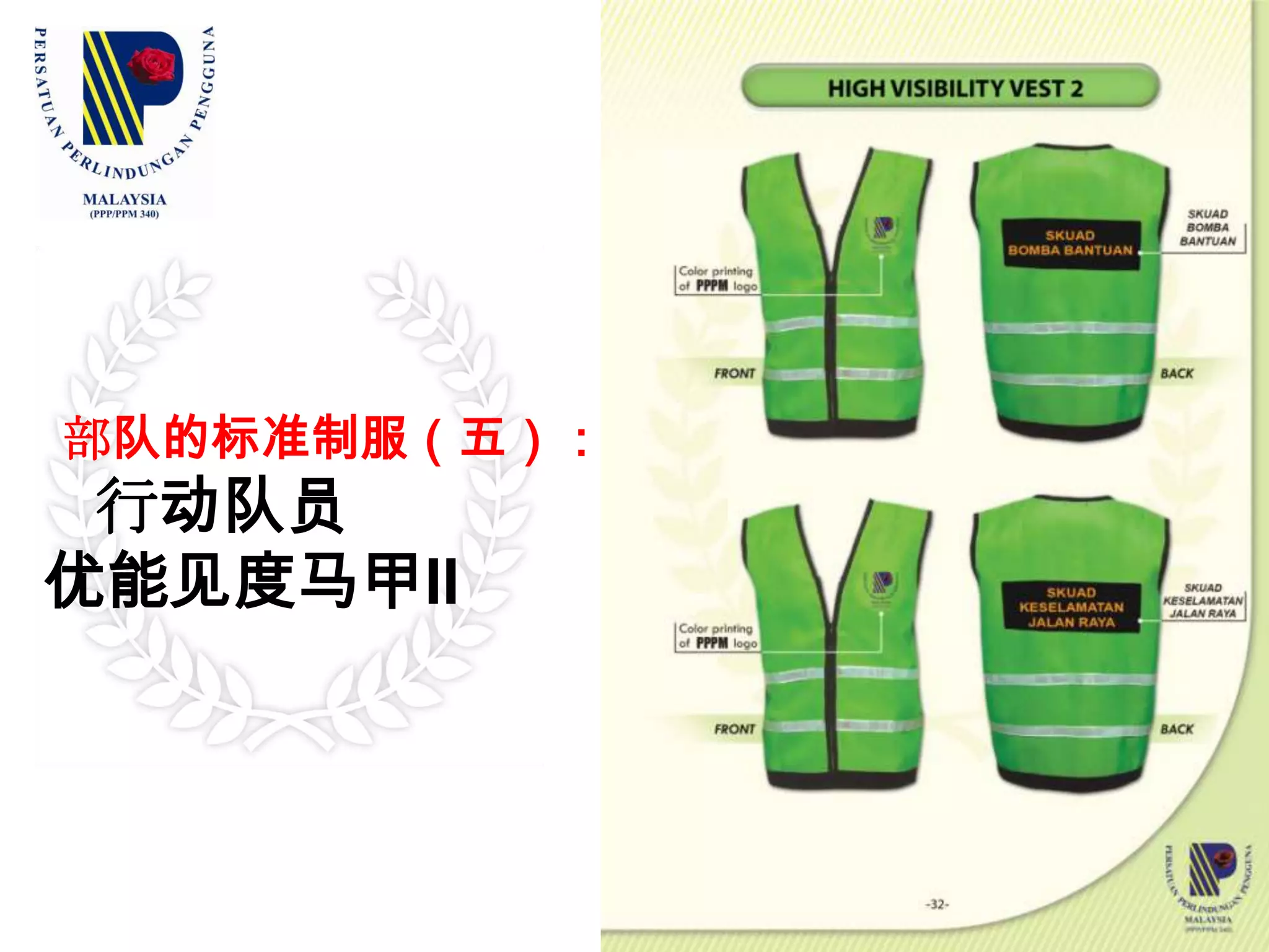 部队的标准制服（二）：     官员制服