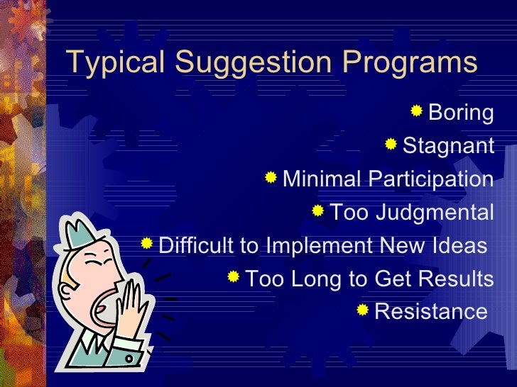 How to Run an Employee Suggestion Program