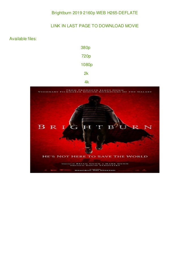 brightburn tamil dubbed