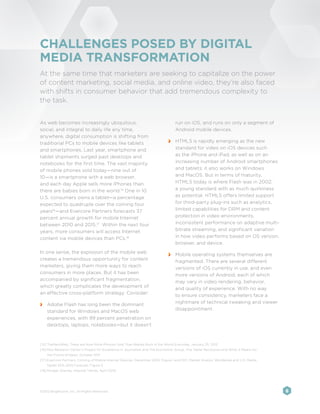 CHALLENGES POSED BY DIGITAL
MEDIA TRANSFORMATION
At the same time that marketers are seeking to capitalize on the power
of...