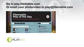 How to implement a great UGC program with Brightcove and FilemobilePre-Built Applications including:Upload WidgetPhoto / Video ContestCommenting / Rating / VotingCommunityFacebook AppsCitizen Journalism