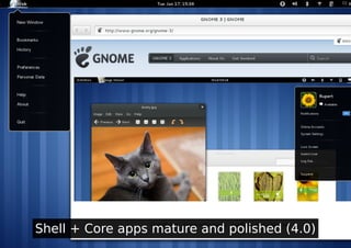Shell + Core apps mature and polished (4.0)
 