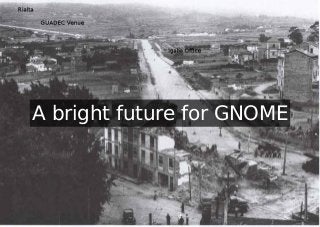 A bright future for GNOME

 