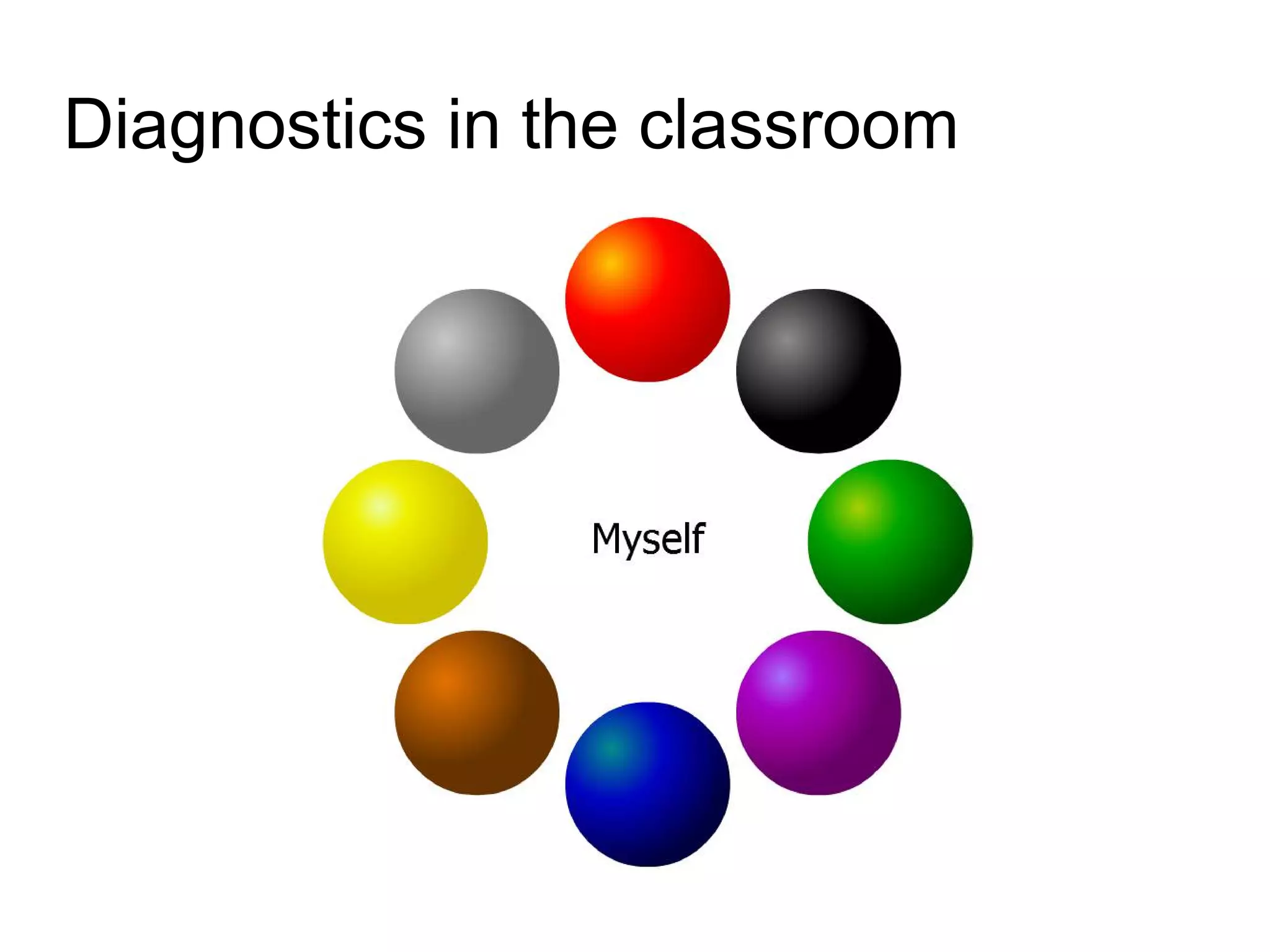 Diagnostics in the classroom