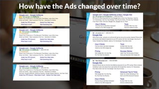 How have the Ads changed over time?
 