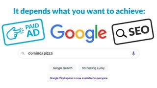 It depends what you want to achieve:
dominos pizza
 