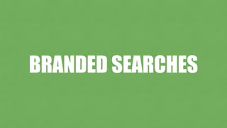 BRANDED SEARCHES
 