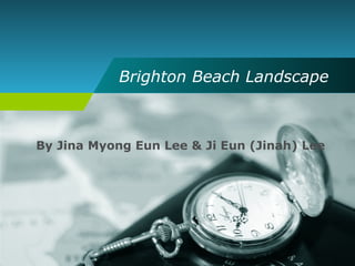Brighton Beach Landscape By Jina Myong Eun Lee & Ji Eun (Jinah) Lee 