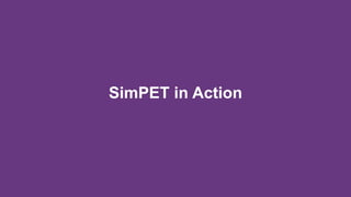 SimPET in Action
 