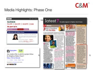 Media Highlights: Phase One

                    007_LS531_newsphilmills_editorial 16/06/2011 17:35 Page 3



                                    latest brighton the digital capital of europe
                                                                                                                                                                     LATEST NEWS 07


                            L7 News                                                                                                                       latest inbox

                           7
                                                                                                                                                          comment@thelatest.co.uk
                                    days of headlines                                                                                                     Teen Spirit, LS529
                                                                                                                                                          I’’ve always been the type to
                                    with Phil Mills                                                           leisure and other activities across
                                                                                                                                                          not socialise much unless you
                                                                                                                                                          include studying with friends.
                                                                                                                                                          Society nowadays seems like
                                                                                                              Brighton & Hove. Those who provide          they make university the most
                            A call to decriminalise personal use of drugs;                                    regular care, unpaid help or support        secure option but really, many
                                                                                                              to people –– often relatives, friends or    of my friends, though they’’re
                            benefit cheats fined; a salute to carers & dads                                   neighbours –– who have a disability,        studying at the university, will
                                                                                                              mental health problem or long-term          take a semester off to do a
                                                                     some of the poor souls who die every     illness can now get a Carers Card.          marine biology internship or
                                                                     year from overdoses and bad drugs.           It’’s a joint initiative between        study abroad, or whatever they
                                                                        The former governor’’s voice,         the council, local charity Amaze and        feel like doing and then return
                                                                     predictably, was lost in the political   the city’’s Carers Centre, and gives        back to school and to me, that
                                                                     wind and there are fears these           discounts at places including               sounds like SUCH an exciting
                                                                               latest calls will quickly      Brighton Bowlplex, Duke of York’’s          option! You’’re getting the best of
                                                                               fade away. Meanwhile,          Cinema, ZT Fitness, City College’’s         both worlds. The way you’’re
                                                                                while Mr Bartlett has         Gallery Restaurant, their Hair and          planning your future seems
                                                                                vowed to continue             Beauty Salon, and the Dome,                 amazing and it seems like you’’ll
                                                                                upholding the law as it       Komedia and Brighton Theatre Royal.         get more out of it. So with every


                            B       righton Pavilion
                                    MP Caroline
                                    Lucas caused
                            a storm with a call to
                            decriminalise
                                                                                stands, Ms Lucas has
                                                                                promised to get the best
                                                                                 experts in the business to
                                                                                 debate the issues and
                                                                                 options locally.
                                                                                                              Young carers will get discounts on a
                                                                                                              range of local activities including
                                                                                                              Funplex, Westow’’s World of Play
                                                                                                              and the Sea Life Centre. Go to
                                                                                                              accesspoint@brighton-hove.gov.uk
                                                                                                                                                          hope, I wish you good luck!
                                                                                                                                                                                    Rahie, via
                                                                                                                                                                      www.thelatest.co.uk/7
                                                                                                                                                          Brighton’s First Maker Faire
                            personal use of drugs                                   At least Brighton and         Good luck to Hove mum and               I'm part of the volunteer team
                            and she cited the                                    Hove is talking. What do     former Channel 4 Big Breakfast              organising the first ever Maker
                            city’’s police chief                                  you think? Email            fitness adviser Livia O’’Toole who          Faire in Brighton this September
                            Chief Superintendent                     comment@thelatest.co.uk                  has launched a business tailored            (www.makerfairebrighton.co.uk).
                            Graham Bartlett as a sympathiser.           Staying with crime, the City          to helping mums shift their ““baby          The Maker Faire is a DIY/craft
                                Bold and brave stands they may       Council has been cracking down on        bellies””. She’’s giving a talk on 29       festival, all about bringing
                            be but they are unlikely to sway a       benefit cheats. A Hove photographer      June at Park Cafe in Dyke Road.             people's workshop/garage/living
                            vote-scared Commons.                     who failed to declare an inheritance     For more information contact                room projects out into public to
                                Twenty years ago a former            of £89,000 fraudulently claimed          louise@coalition-comms.com                  inspire and educate others.
                            governor of Ford Prison in               £15,795 in housing benefit and £524          And just so we don’’t forget dads ––       We're calling for anyone with a
                            Littlehampton told this reporter:        Council Tax benefit. He was given an     this is Dads’’ Week, organised by           project to share to come forward
                            ““I want to tell you why prohibition     eight-week suspended sentence,           Fiveways Early Years Cluster Group          and apply to exhibit at the Dome
                            has failed, that it turns users into     ordered to do 200 hours unpaid           and aimed at dads and male carers           in Brighton on 3 September. We're
                            criminals to finance their habits,       work, and was made to pay back all       who play their part bringing up             trying to attract as wide a range
                            that it wastes hundreds of millions      the benefits with £930 costs.            children. Events include: Poems for         of makers as possible –– from
                            of taxpayers' pounds on police              Meanwhile, a Brighton man who         Dads at the Park View pub; Book             amateur electronics enthusiasts,
                            raids, court proceedings, probation,     claimed more than £26,000                Nook Story Session at Hertford              hackers and digital artists to
                            prison and rehabilitation.””             benefits while he was living in          Infant School, and Dads Do Tea at           extreme knitters, paper
                                He said then that the money –– and   Egypt was caught following an            the Hollingdean community centre            engineers and beyond.
                            a lot less would be needed –– would      anonymous tip-off to council             on Thompson Road. Email                     Applications close on 30 June.
                            be better spent on improved health       officers. He failed to tell anyone of    dadsweek@hotmail.co.uk or phone                You can find out more about
                            provision and education for users, if    his move abroad and continued to         Hertford school on 01273 552931.            Brighton Maker Faire on
                            for no other reason than to save         claim housing and pension benefits.          Lets’’s hear it for the parents!        http://pitch.pe/152405
                                                                        He was given a 10-week                                                                  Rowan Stanfield, volunteer,
                                                                     suspended prison sentence, ordered                                                                              via email
                                                                     to carry out 300 hours of unpaid                     What do you think of the call
                                                                                                                          to decriminalise the personal
                                                                     work, and to pay back all benefits                   use of drugs?                   You can also write to Letters,
                                                                     owed along with £930 court costs.                                                    Latest Homes, Unit 1, Level 5 North,
                                                                        There was good news for the                 comment@thelatest.co.uk               New England House, New England
                                                                     unsung heroes –– a new free card                                                     Street, Brighton, BN1 4GH
                                                                                                                  follow me on twitter   latest7news
                                                                     giving carers discounts on a range of
 