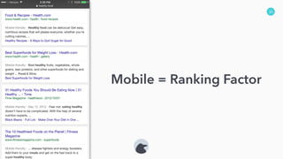 10
Mobile = Ranking Factor
 