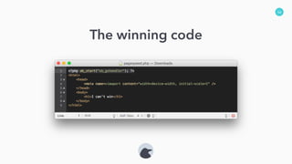 56
The winning code
 