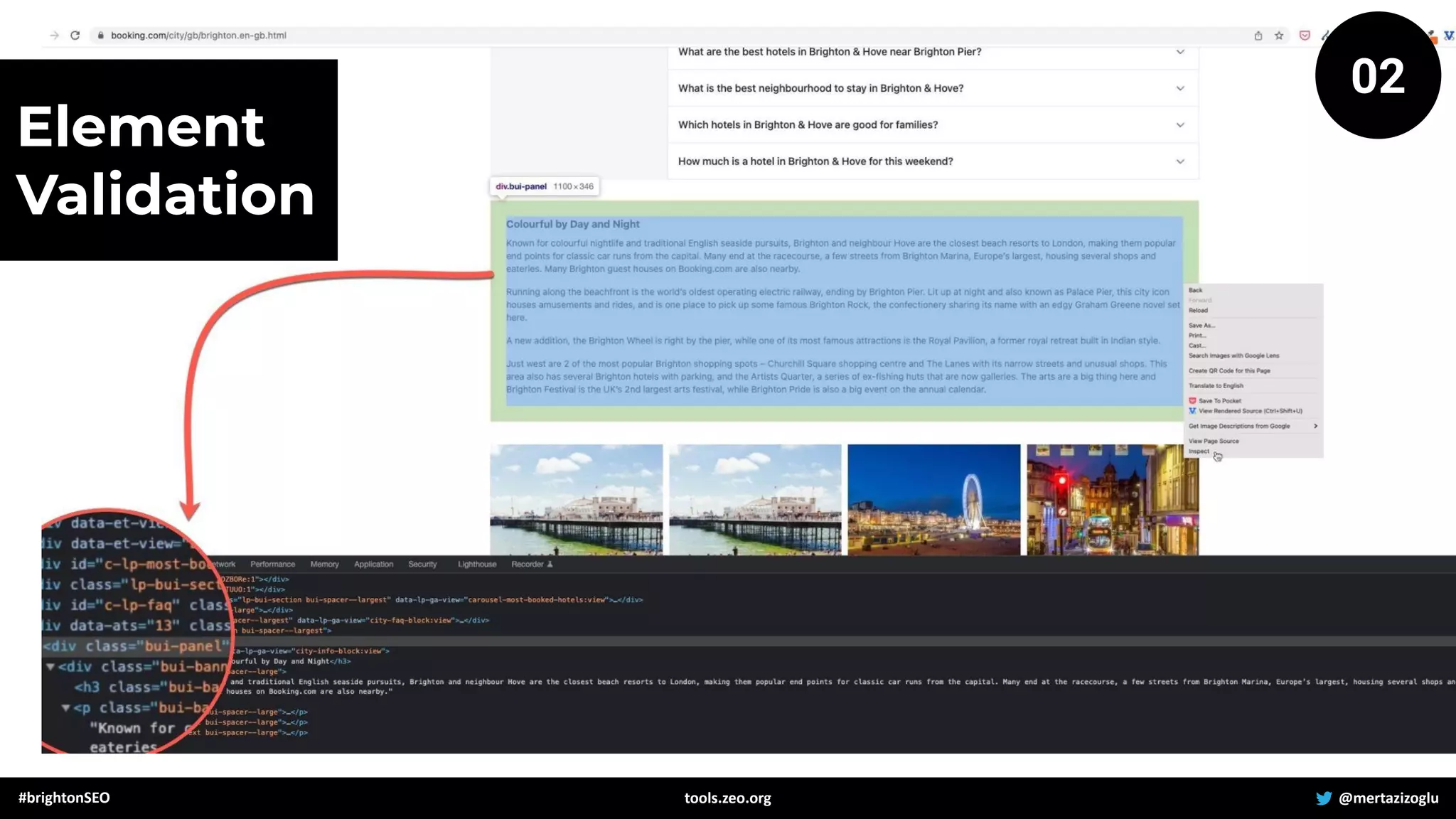 #brightonSEO @mertazizoglu
tools.zeo.org
Element
Validation
02
 