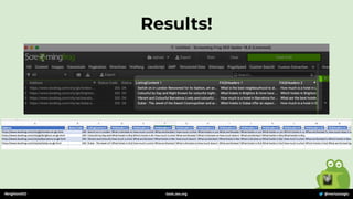 #brightonSEO @mertazizoglu
tools.zeo.org
Results!
 