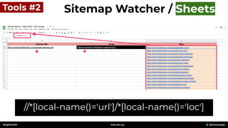 #brightonSEO @mertazizoglu
tools.zeo.org
Tools #2 Sitemap Watcher / Zapier
 