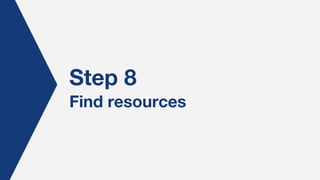 Find resources
Step 8
 