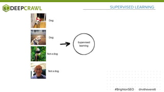 SUPERVISED LEARNING
@rvtheverett#BrightonSEO
 