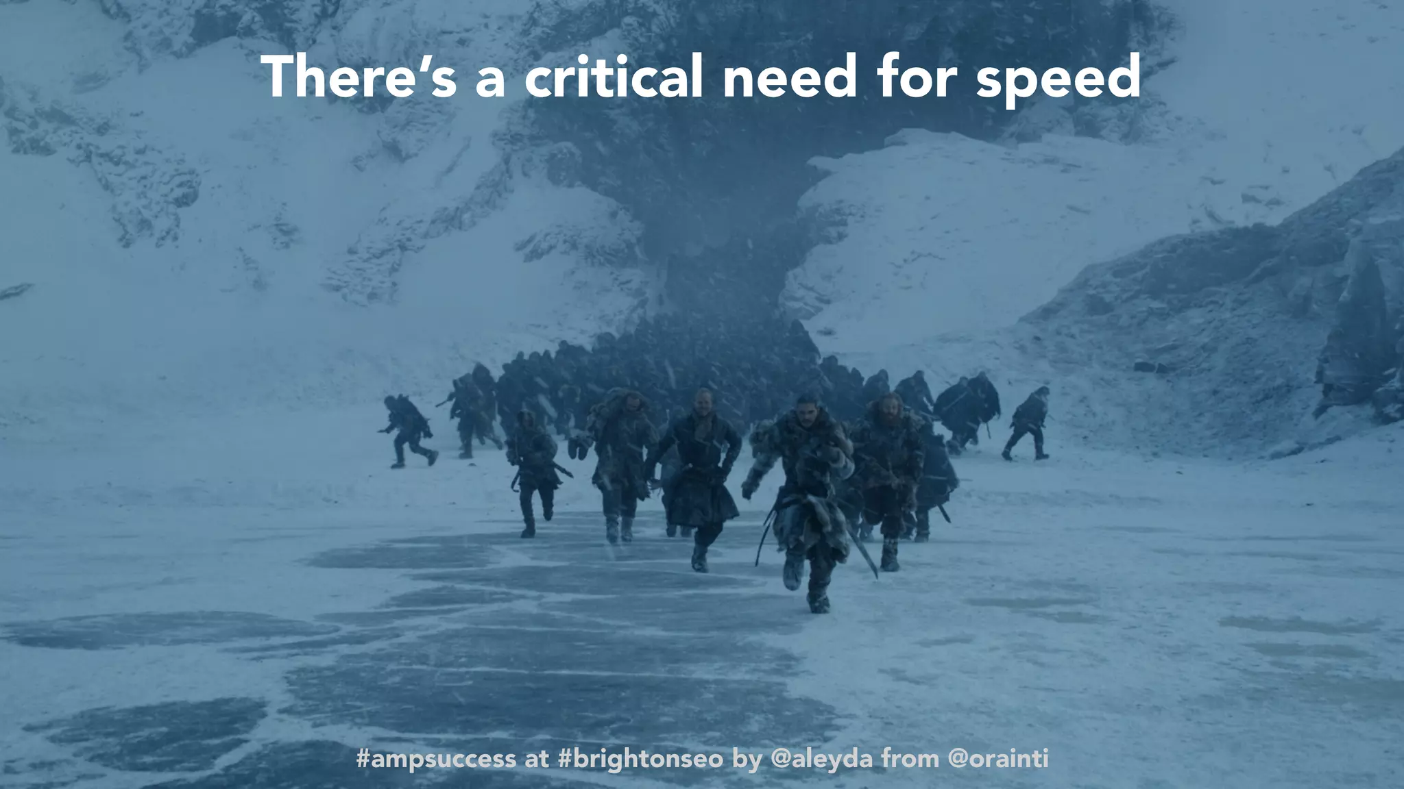 #ampsuccess at #brightonseo by @aleyda from @orainti
There’s a critical need for speed
#ampsuccess at #brightonseo by @aleyda from @orainti
 