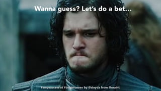 #ampsuccess at #brightonseo by @aleyda from @orainti
Wanna guess? Let’s do a bet…
#ampsuccess at #brightonseo by @aleyda from @orainti
 