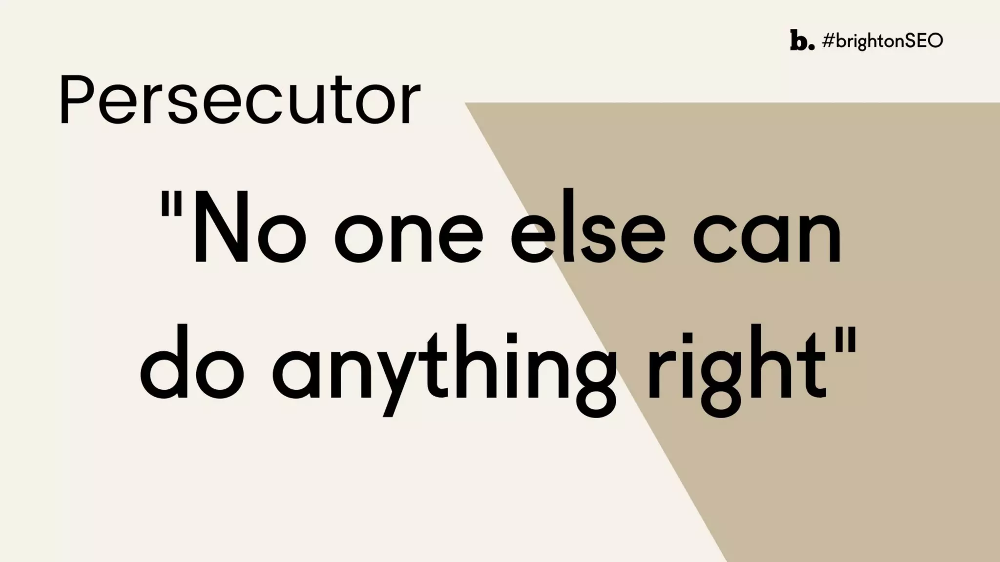 brightonSEO - Stress Is Contagious Don't Catch It From Your Clients