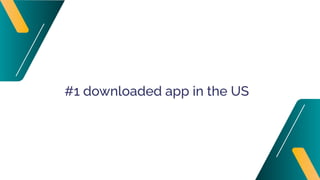 #1 downloaded app in the US
 