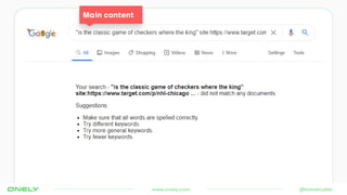 @tomekrudzki
www.onely.com
 