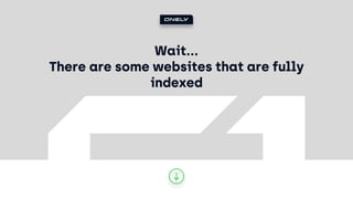 Tomek Rudzki at BrightonSEO - How to Make Sure Google Will Index All Your COntent